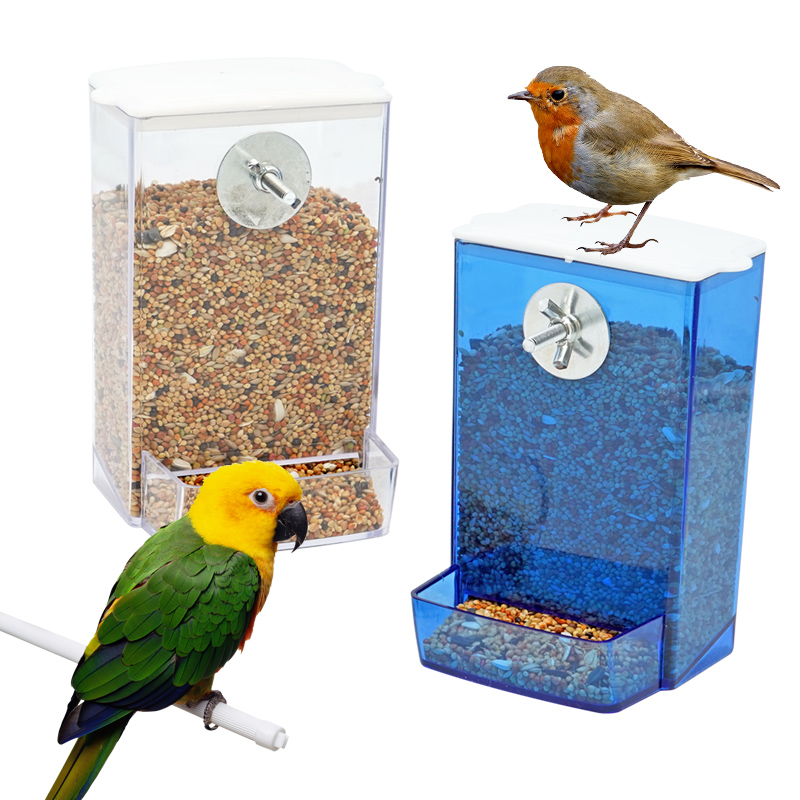 Automatic Bird Feeder Parrot Q - огляд і ціна Portion Control Container