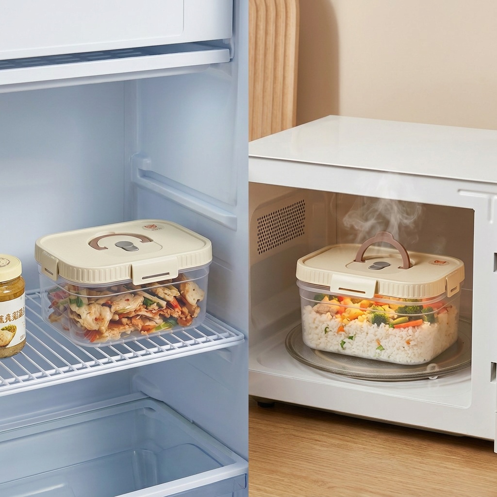 Clear Plastic Food Storage Box - огляд і ціна Food Storage With Dividers