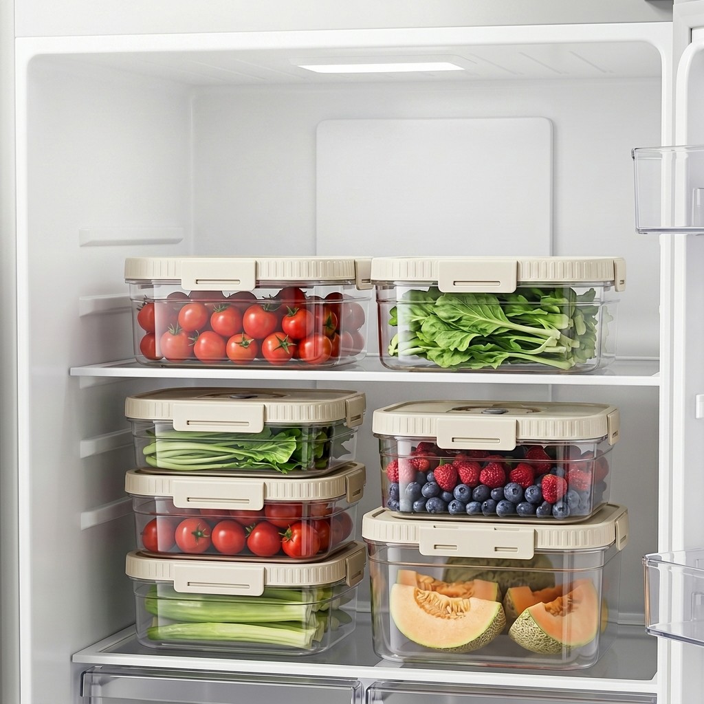 Clear Plastic Food Storage Box - огляд і ціна Food Storage With Dividers