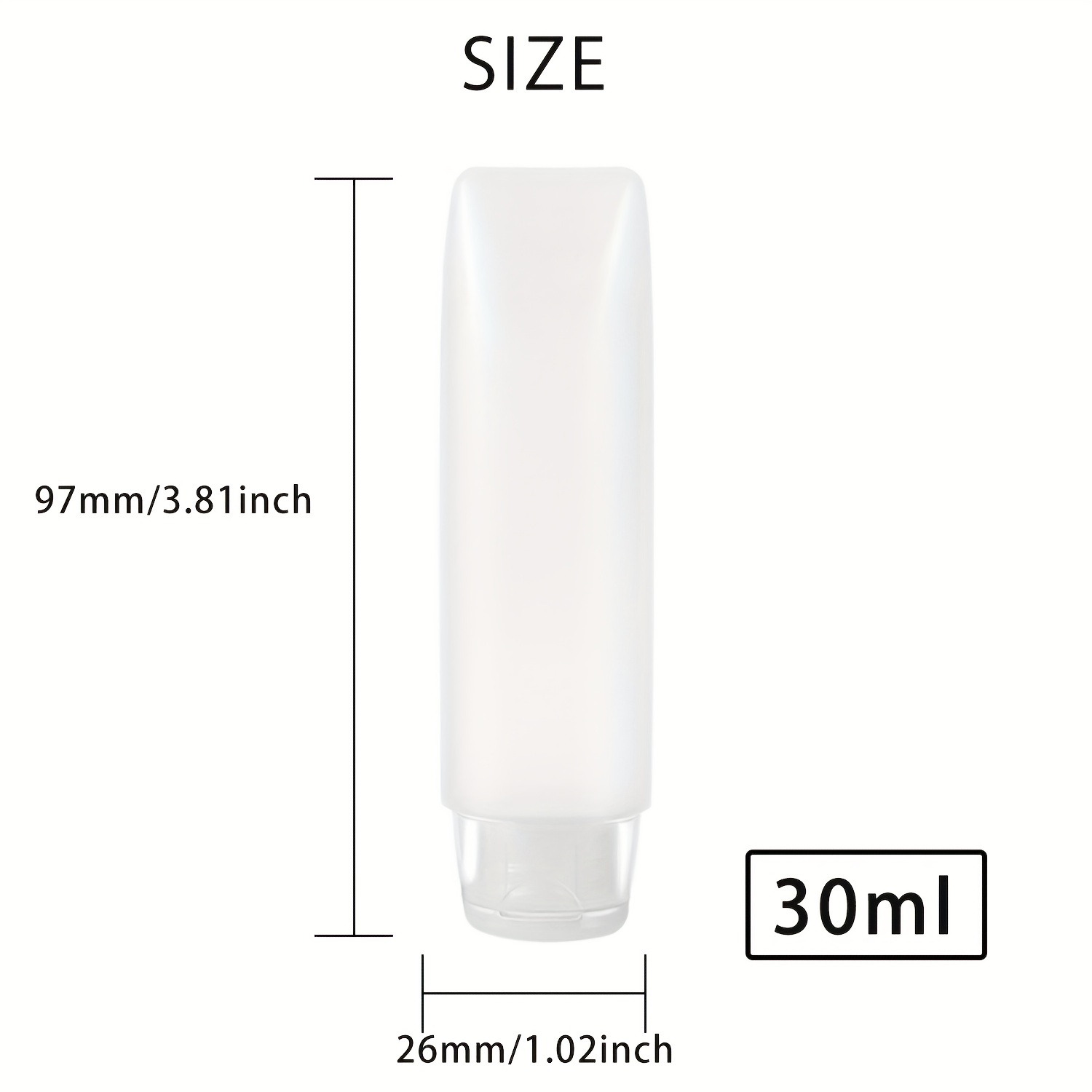 10pcs 30/50ml Empty Refillable - огляд і ціна Condiment Squeeze Bottle